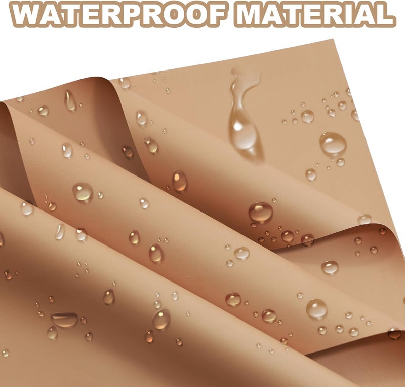 DEWJDFSC 20 Sheets Flower Wrapping Paper,Waterproof Floral Korean Bouquet Wrapping Paper, Florist Supplies, Suitable for Flowers Gift Packaging (Pure Brown) - Image 2